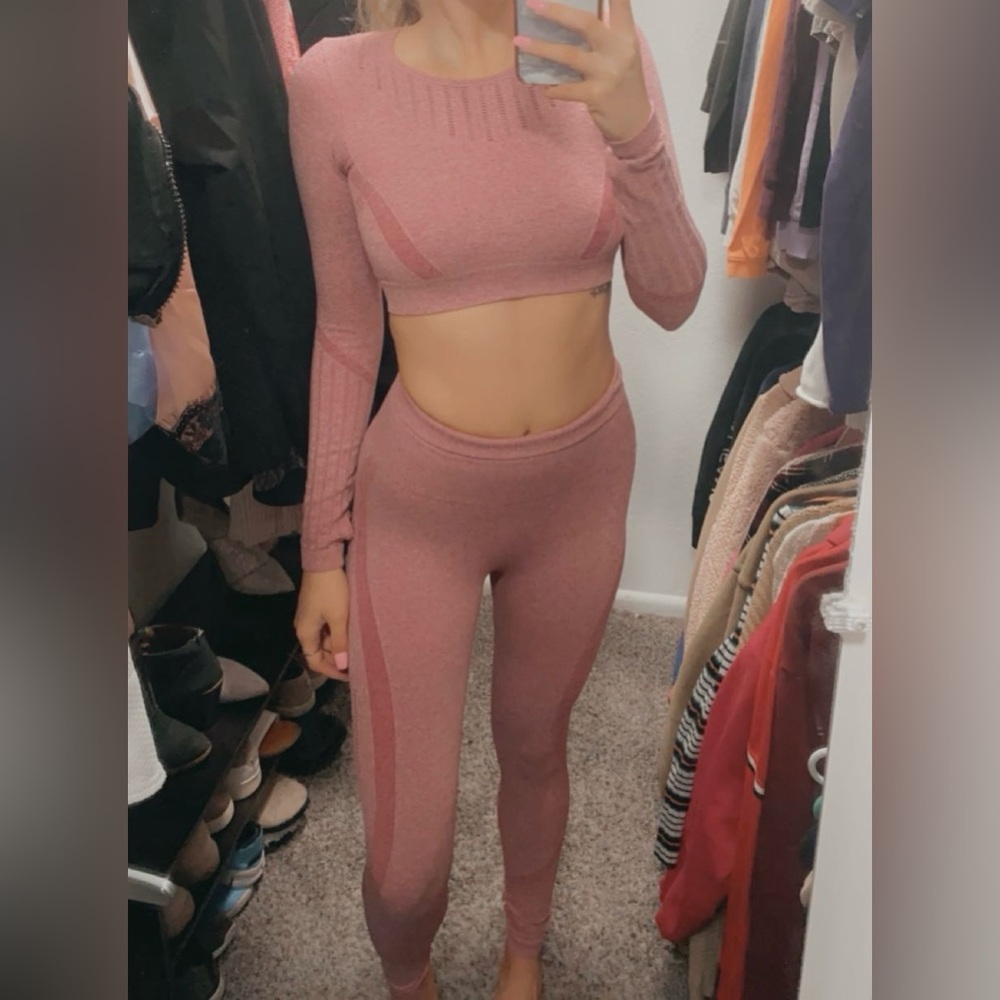 Pink Matching Workout Set - WORN ONCE